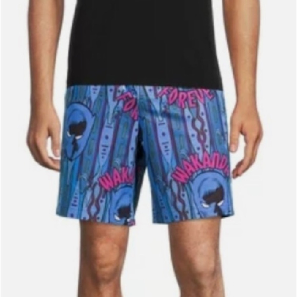Marvel Black Panther Wakanda Forever Board Shorts 3XL - Picture 7 of 8